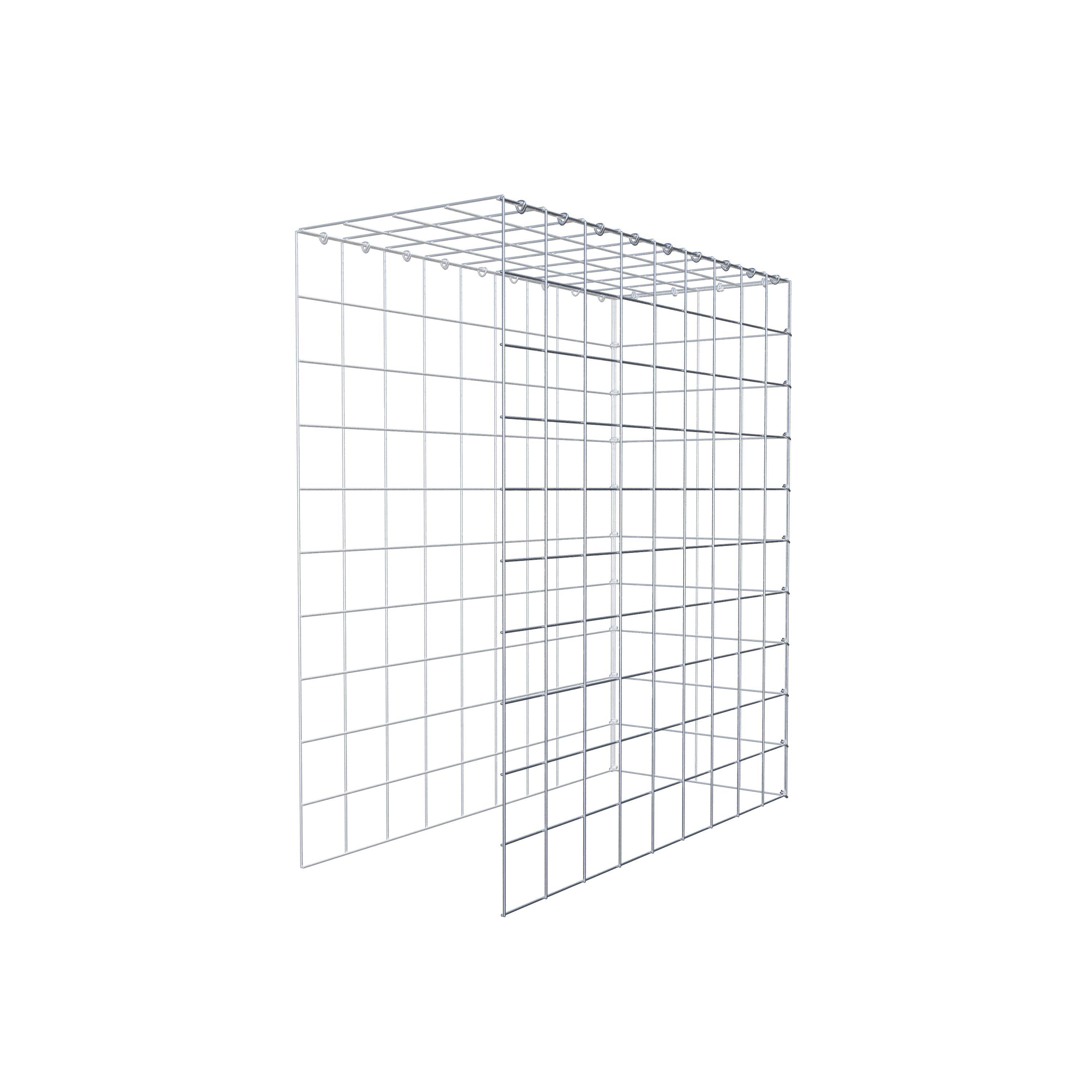 Anbaugabione Typ 4 100 cm x 90 cm x 40 cm (L x H x T), Maschenweite 10 cm x 10 cm, C-Ring