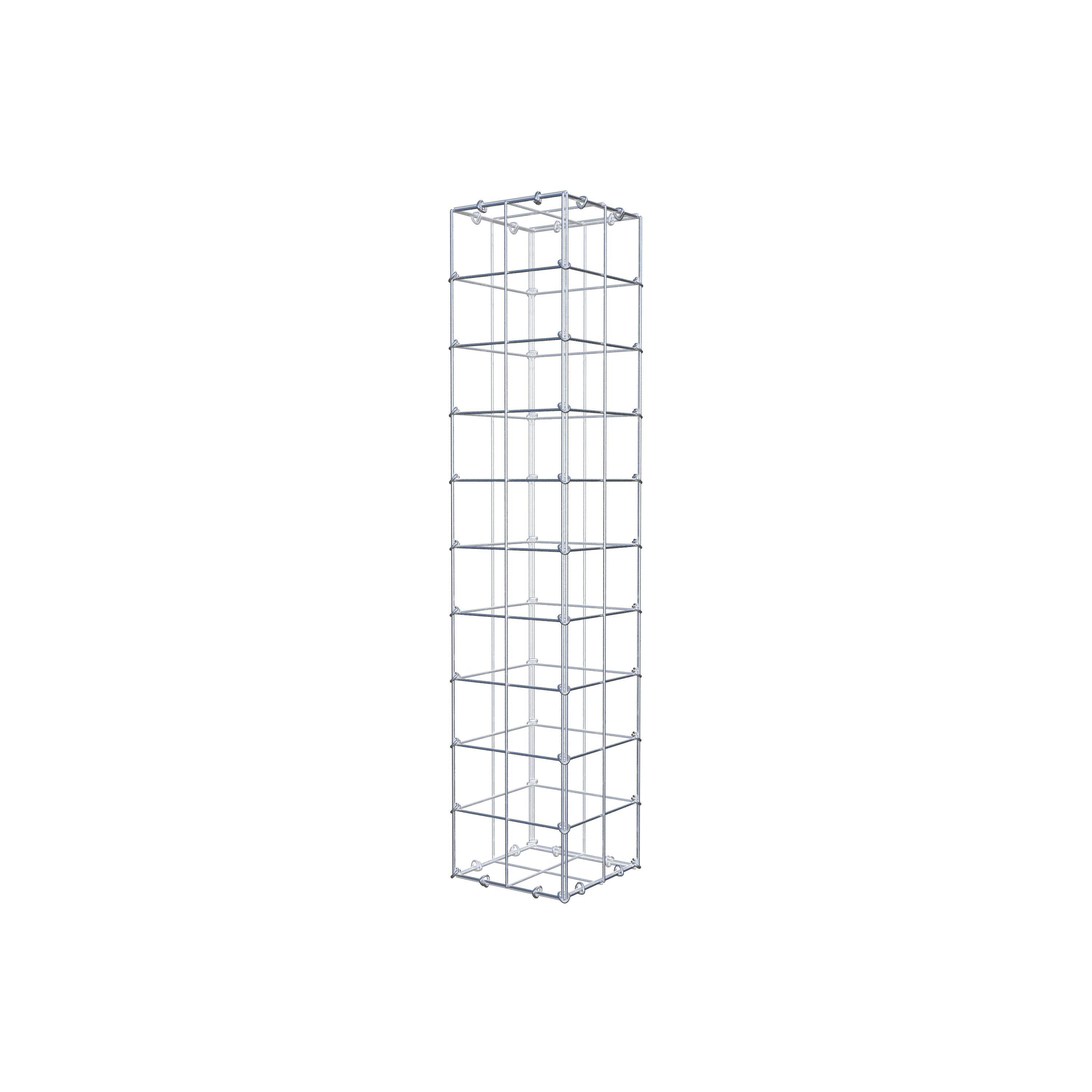 Gabione 100 cm x 20 cm x 20 cm (L x H x T), Maschenweite 10 cm x 10 cm, C-Ring