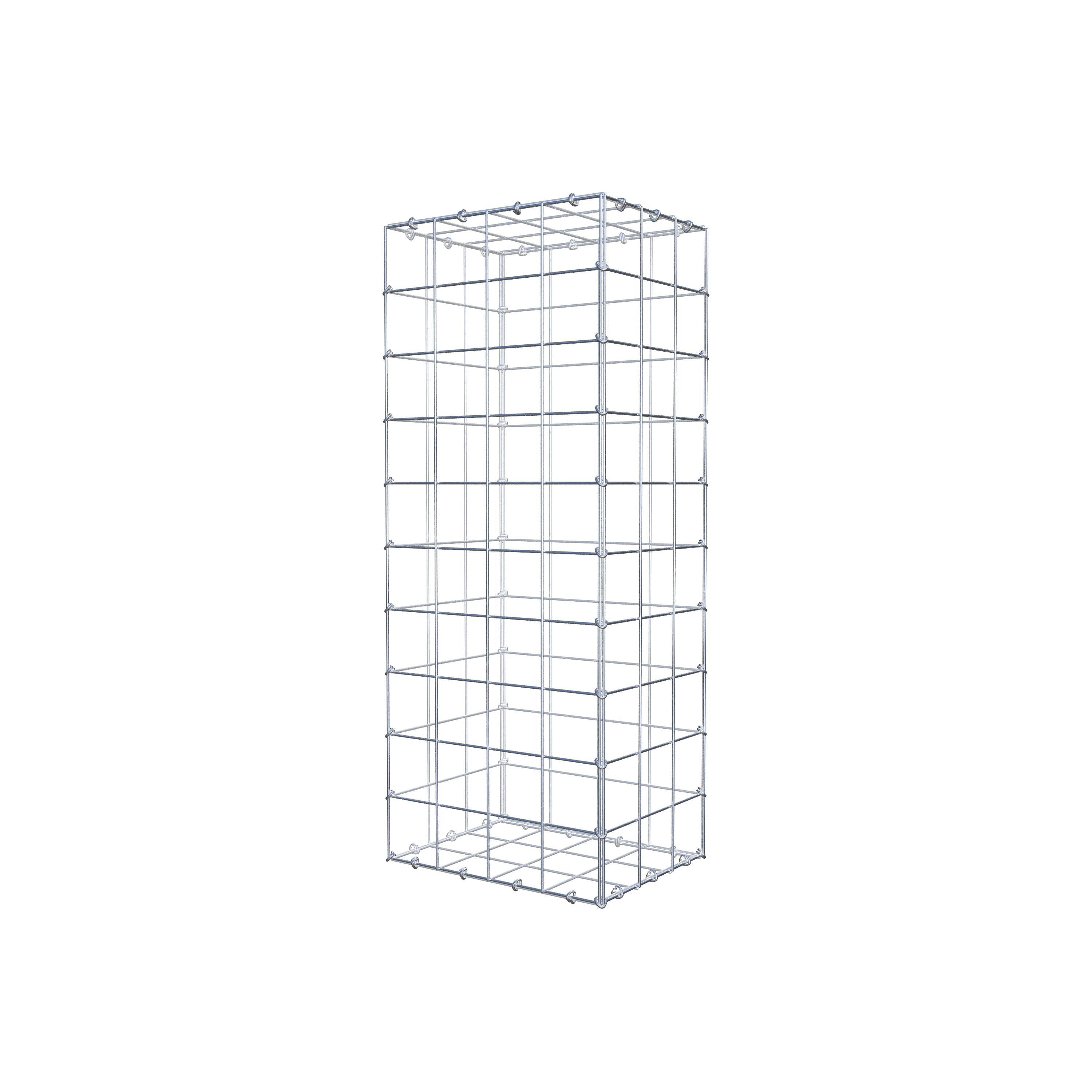 Gabione 100 cm x 30 cm x 40 cm (L x H x T), Maschenweite 10 cm x 10 cm, C-Ring
