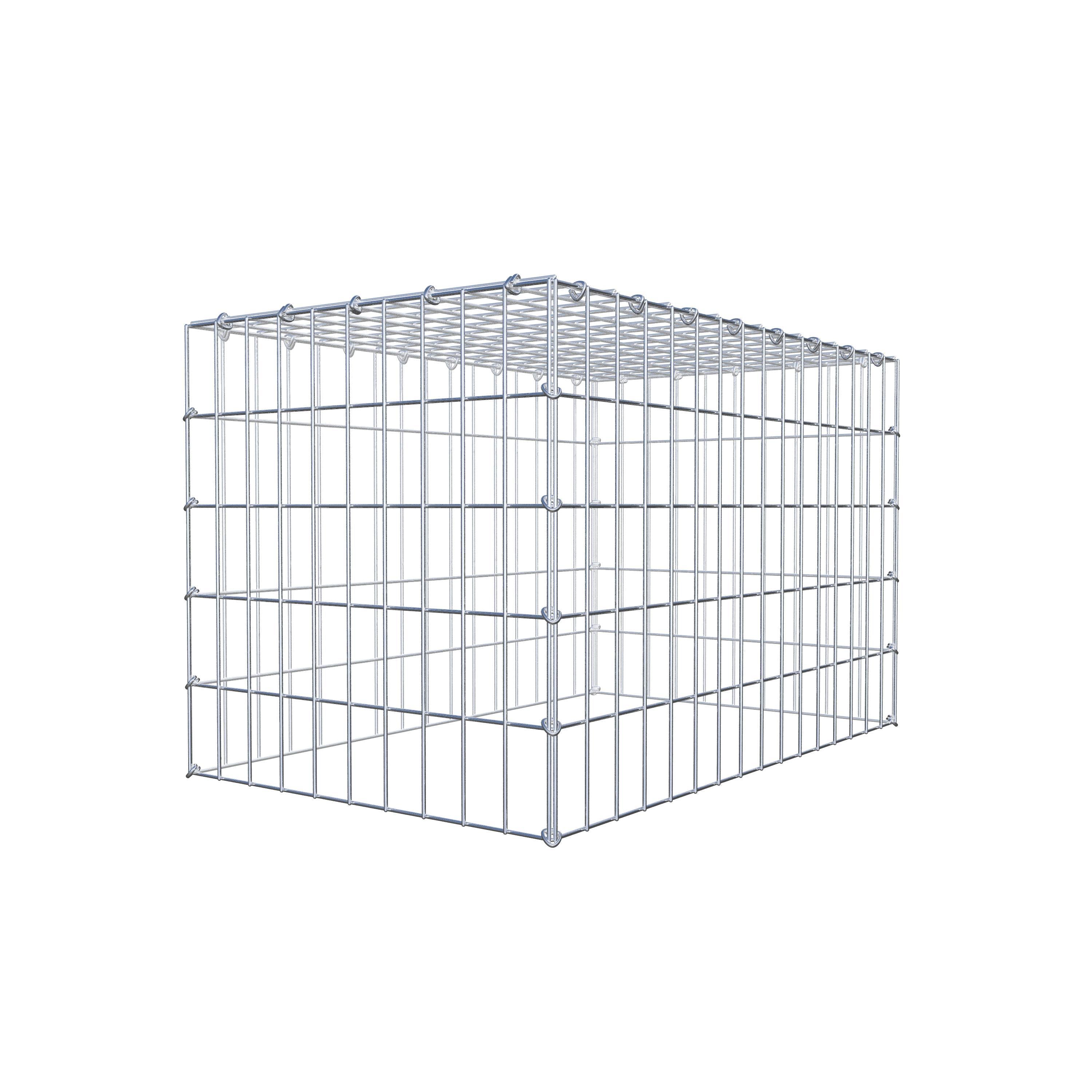Anbaugabione Typ 3 80 cm x 50 cm x 50 cm (L x H x T), Maschenweite 5 cm x 10 cm, C-Ring