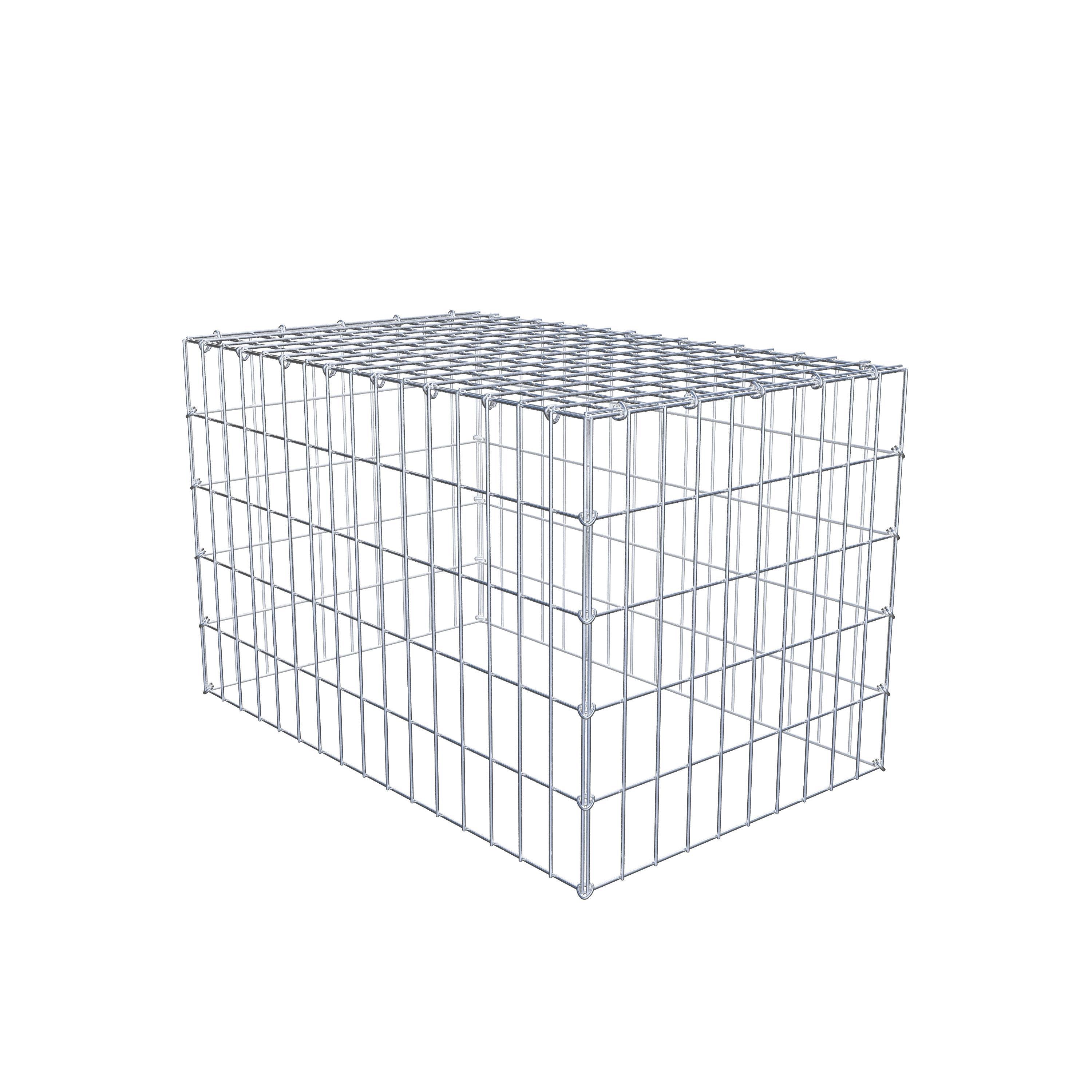 Anbaugabione Typ 3 80 cm x 50 cm x 50 cm (L x H x T), Maschenweite 5 cm x 10 cm, C-Ring
