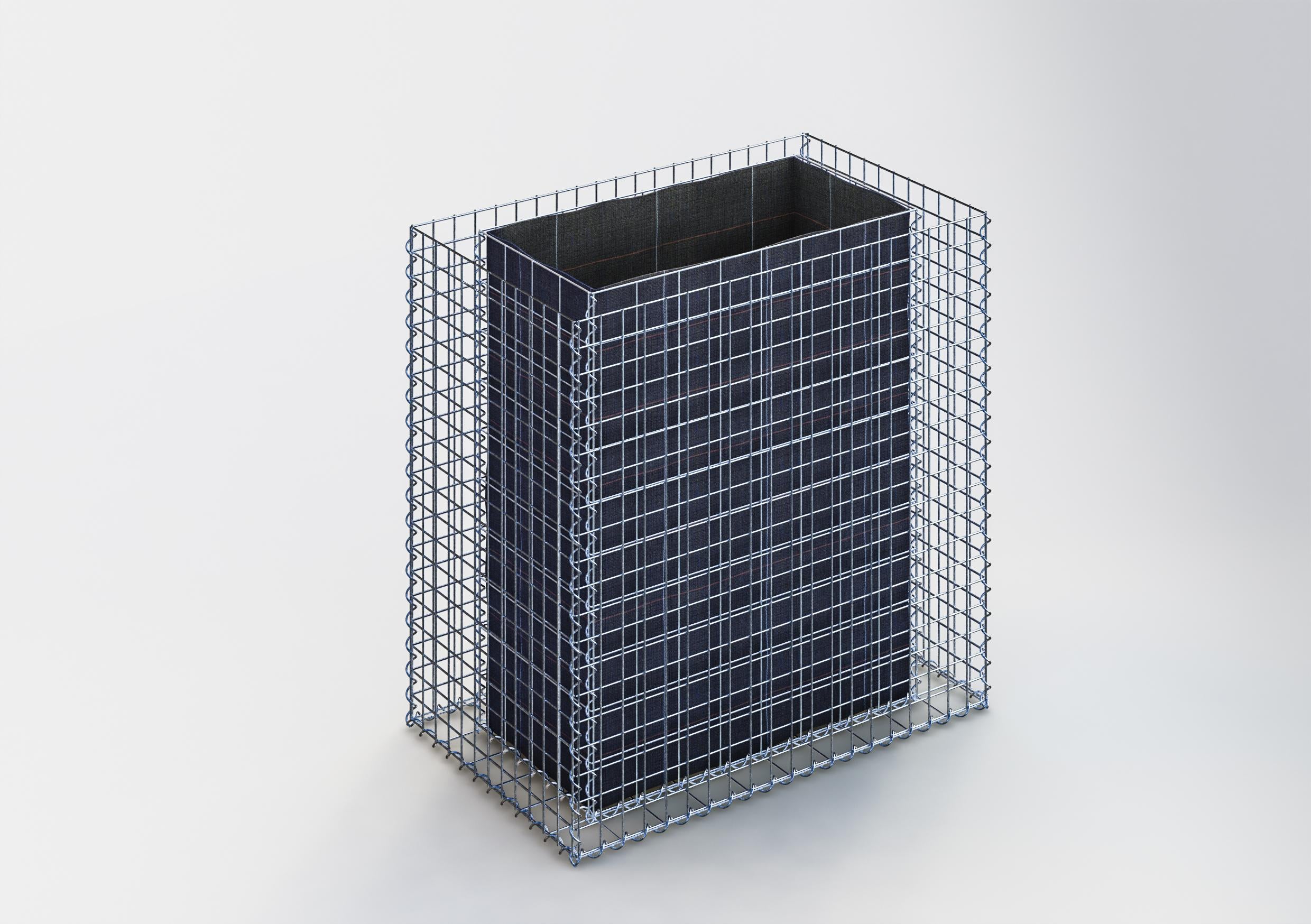 Hochbeet eckig 100 cm x 100 cm x 60 cm (L x H x T), Maschenweite 5 x 5 cm, Wandstärke 10 cm