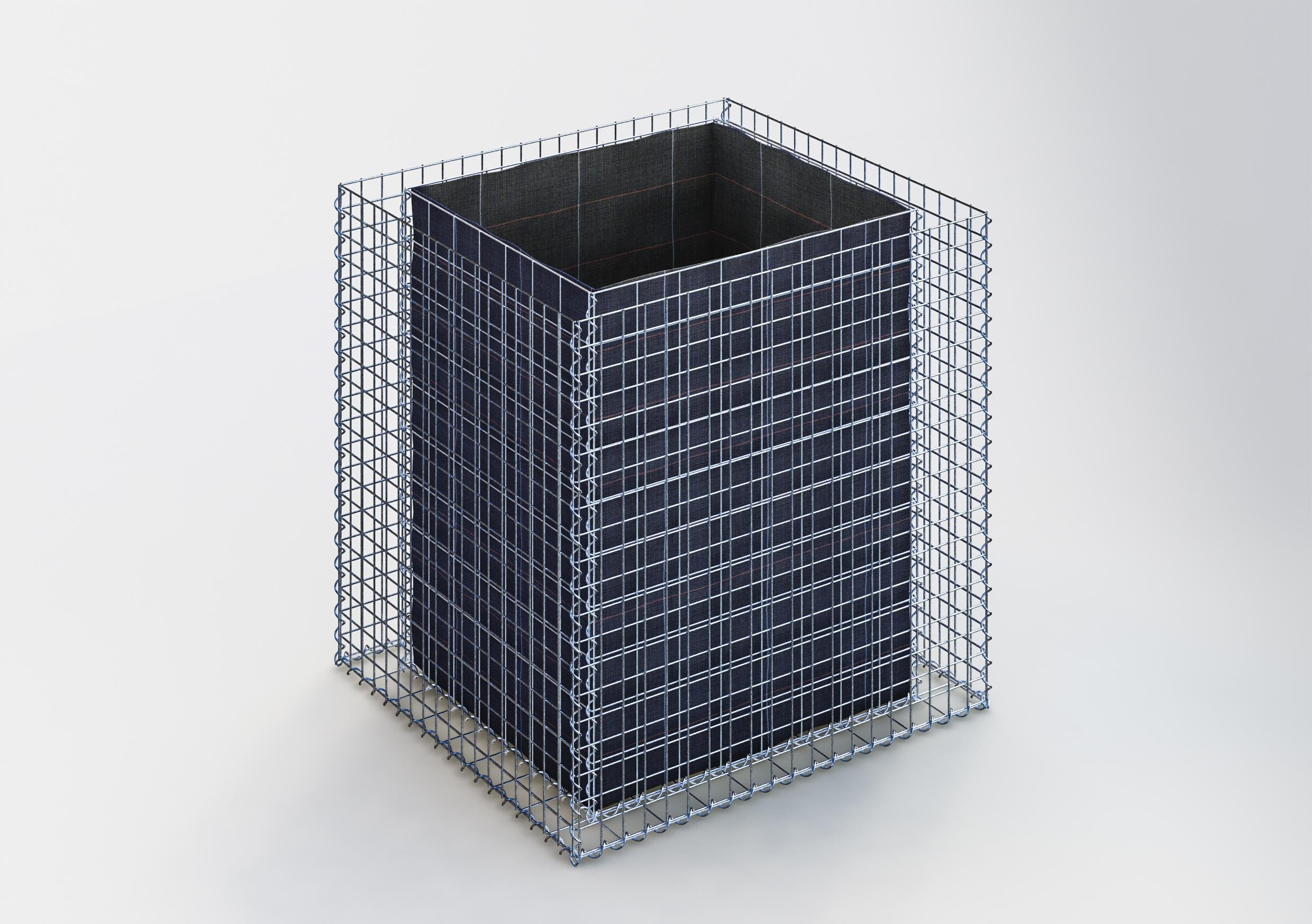 Hochbeet eckig 100 cm x 100 cm x 90 cm (L x H x T), Maschenweite 5 x 5 cm, Wandstärke 10 cm