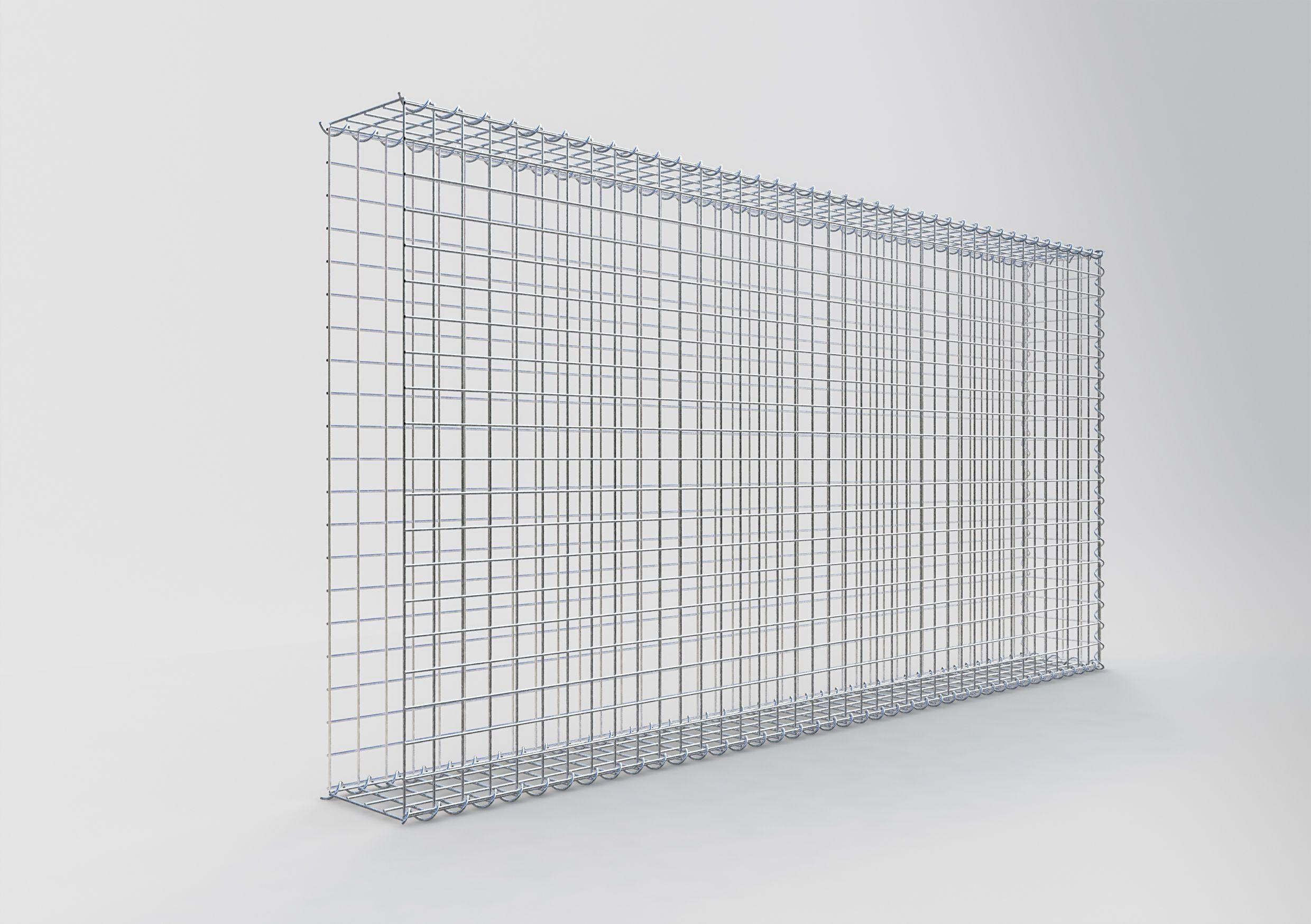 Anbaugabione Typ 2 200 cm x 100 cm x 20 cm (L x H x T), Maschenweite 5 cm x 5 cm, Spirale