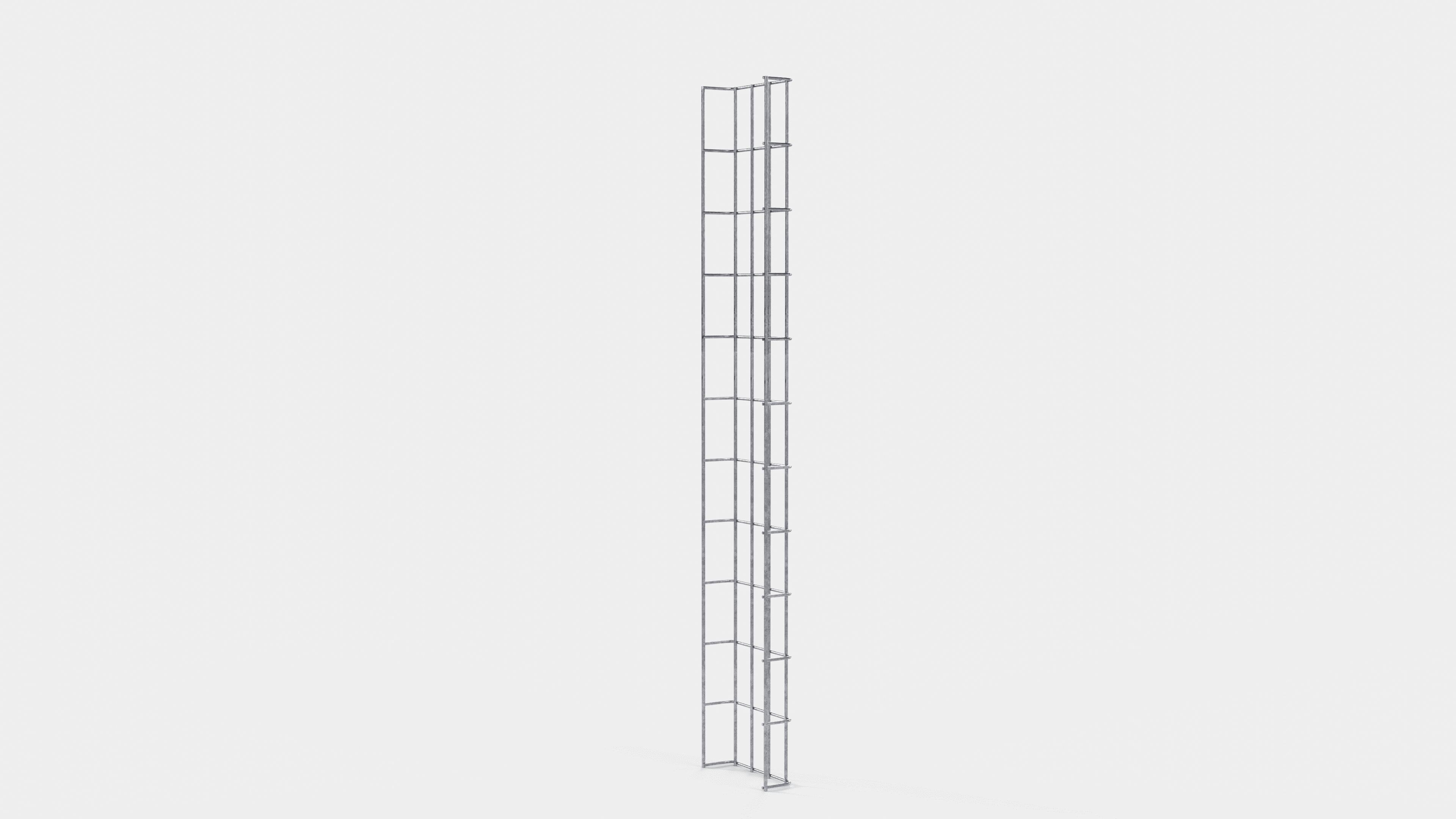 Kabelkanal Höhe 110 cm, Tiefe 5 cm, Maschenweite 5 x 10 cm