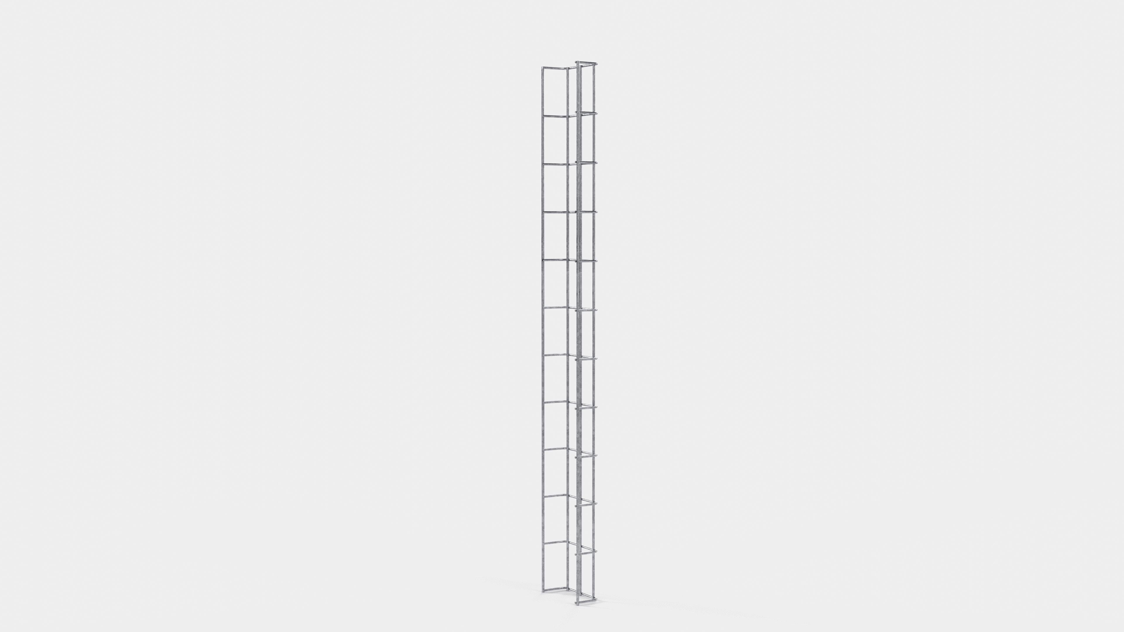Kabelkanal Höhe 110 cm, Tiefe 5 cm, Maschenweite 5 x 10 cm