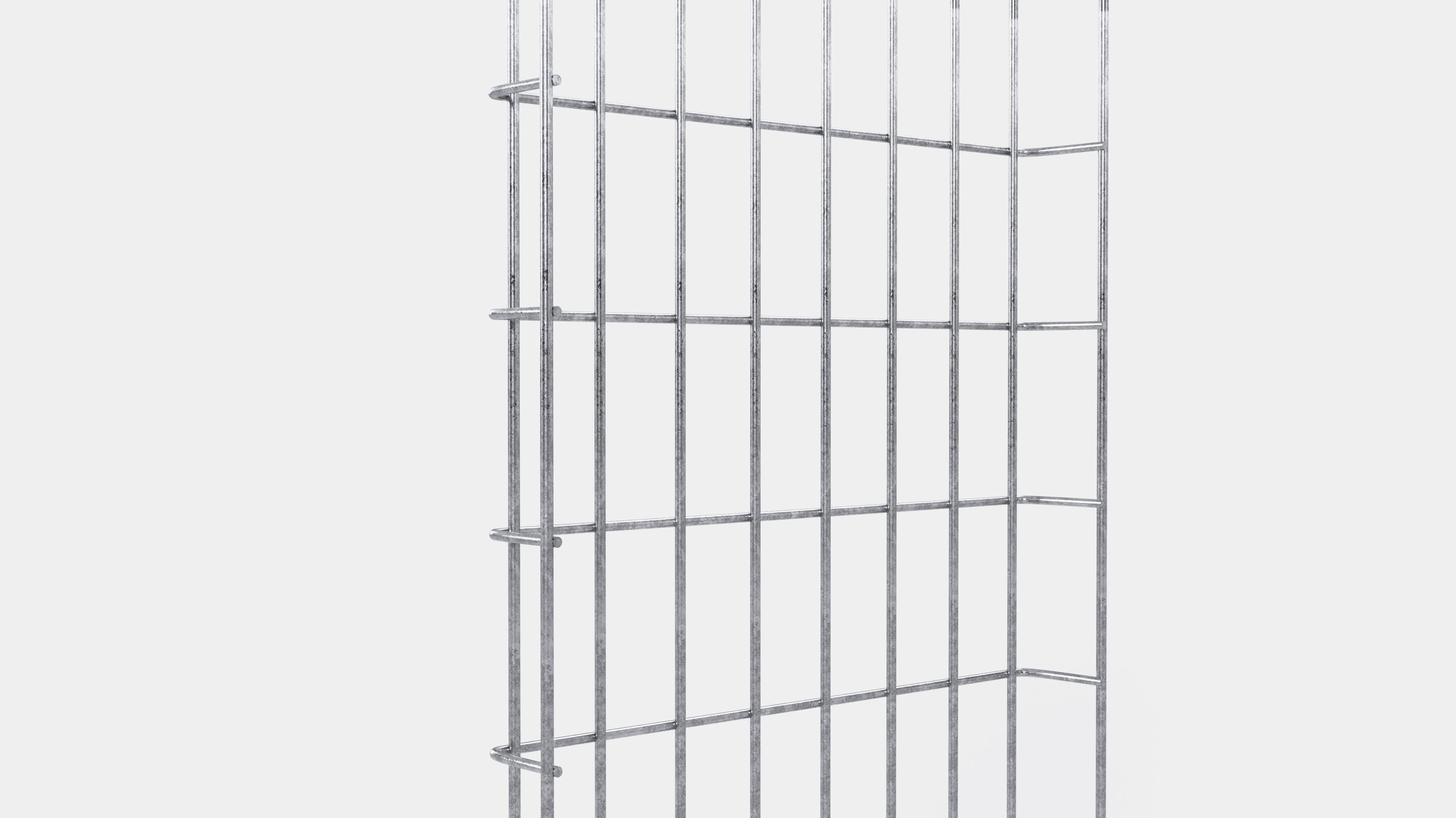 Kabelkanal Höhe 110 cm, Tiefe 5 cm, Maschenweite 5 x 10 cm
