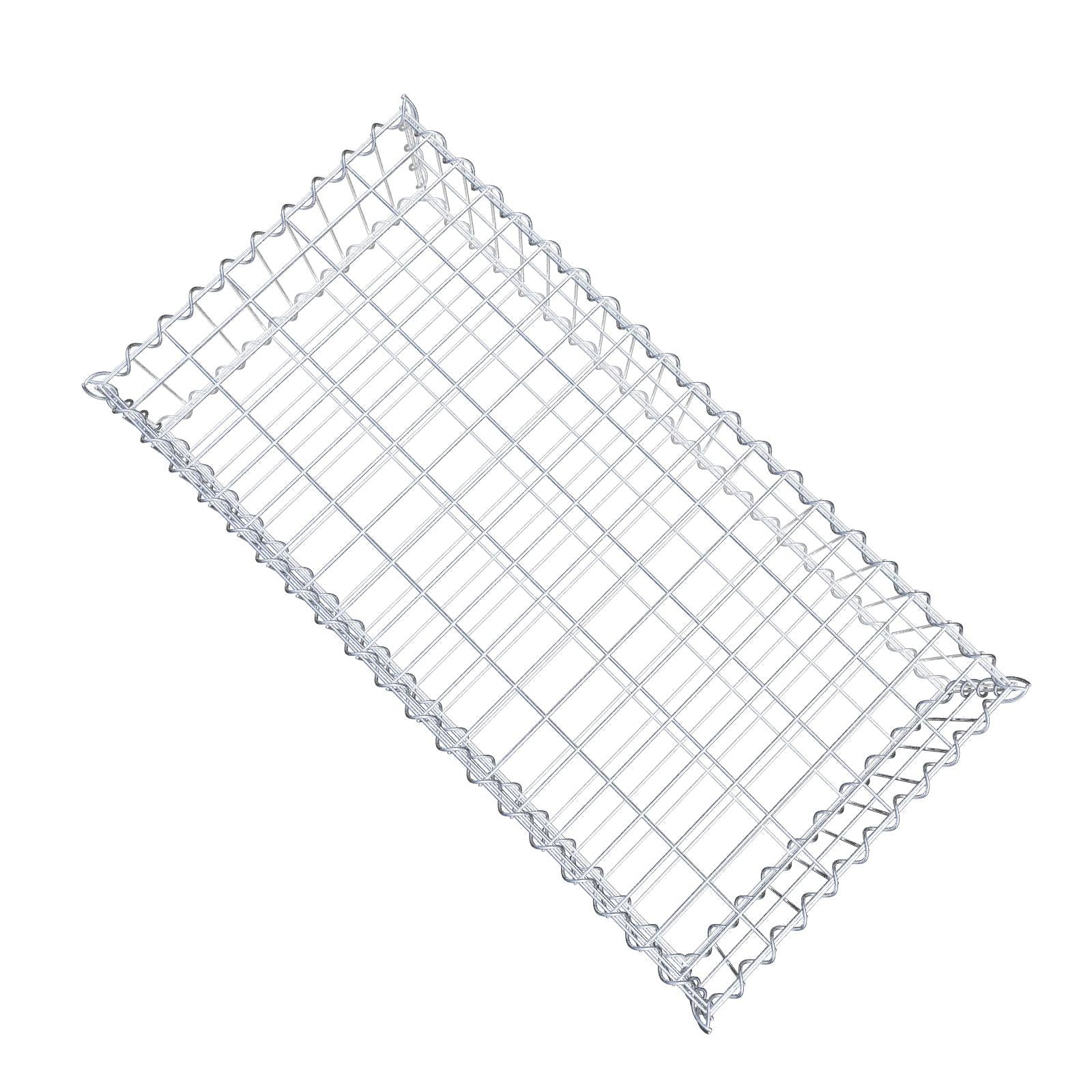 Gabione 100 cm x 20 cm x 50 cm (L x H x T), Maschenweite 5 cm x 10 cm, Spirale