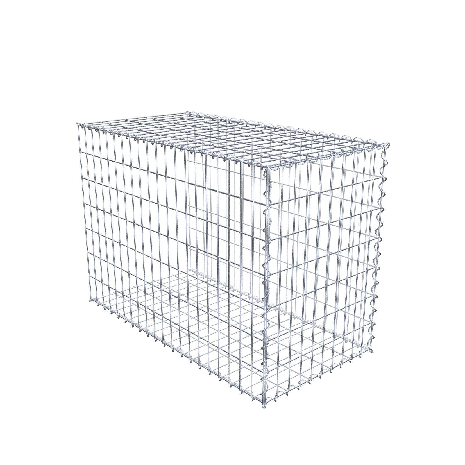 Anbaugabione Typ 2 100 cm x 70 cm x 50 cm (L x H x T), Maschenweite 5 cm x 10 cm, Spirale
