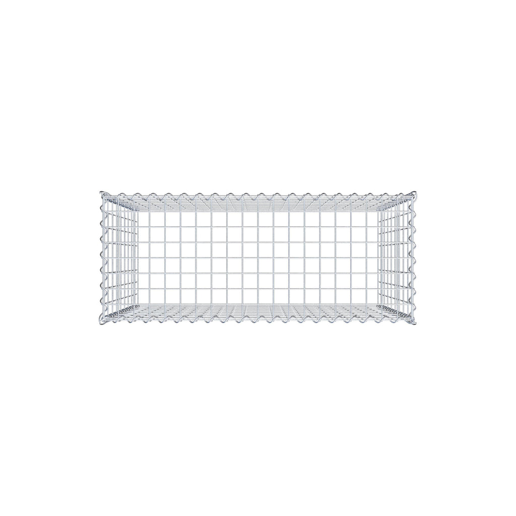 Anbaugabione Typ 3 100 cm x 90 cm x 40 cm (L x H x T), Maschenweite 5 cm x 10 cm, Spirale