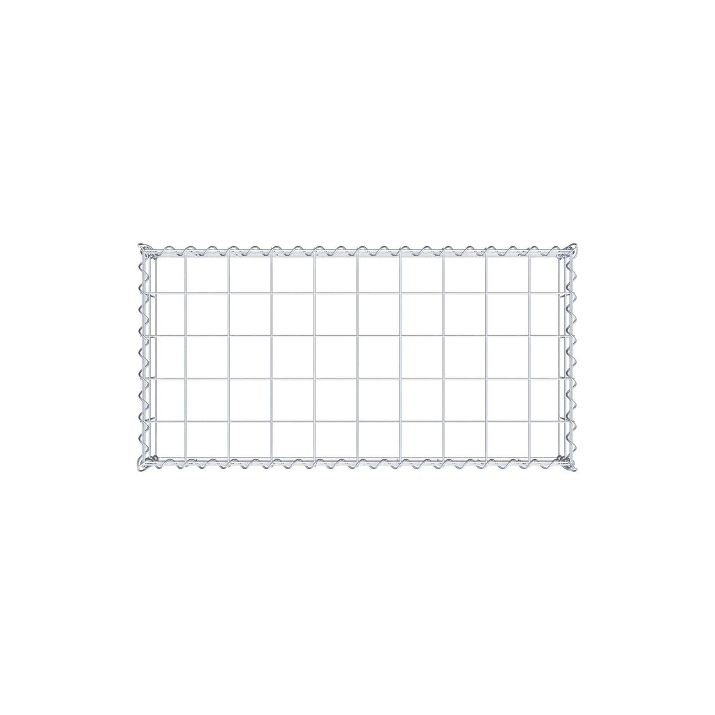 Anbaugabione Typ 3 100 cm x 20 cm x 50 cm (L x H x T), Maschenweite 10 cm x 10 cm, Spirale