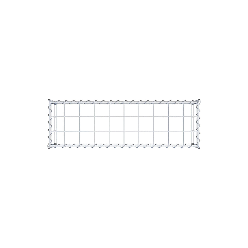 Anbaugabione Typ 3 100 cm x 30 cm x 30 cm (L x H x T), Maschenweite 10 cm x 10 cm, Spirale