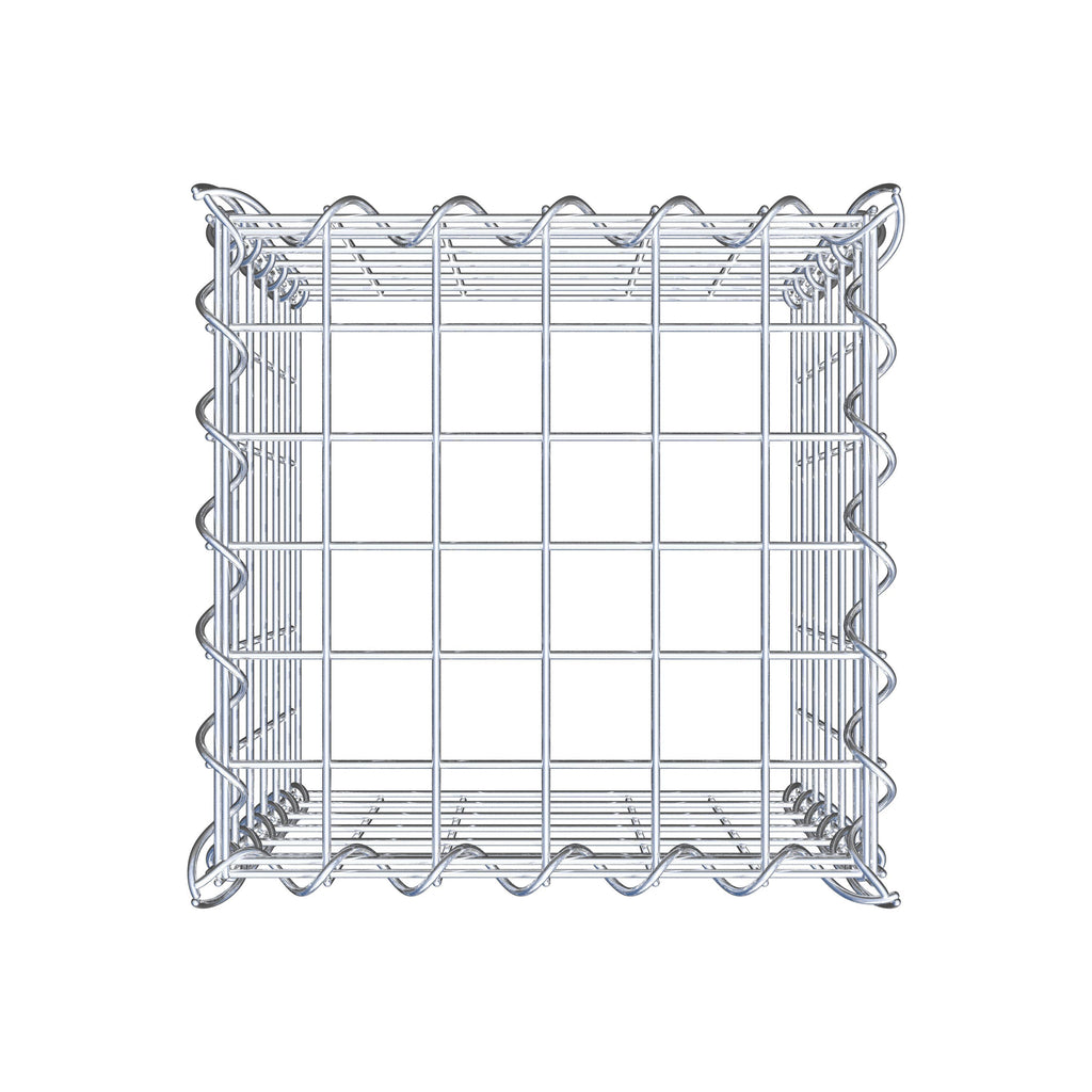 Anbaugabione Typ 3 30 cm x 30 cm x 30 cm (L x H x T), Maschenweite 5 cm x 5 cm, Spirale