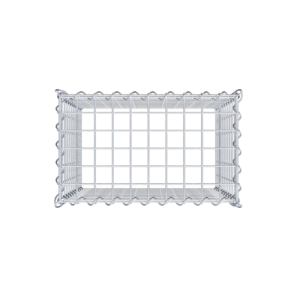 Anbaugabione Typ 3 50 cm x 50 cm x 30 cm (L x H x T), Maschenweite 5 cm x 5 cm, Spirale
