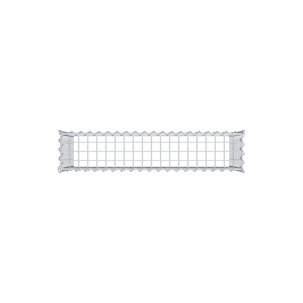 Anbaugabione Typ 3 100 cm x 50 cm x 20 cm (L x H x T), Maschenweite 5 cm x 5 cm, Spirale