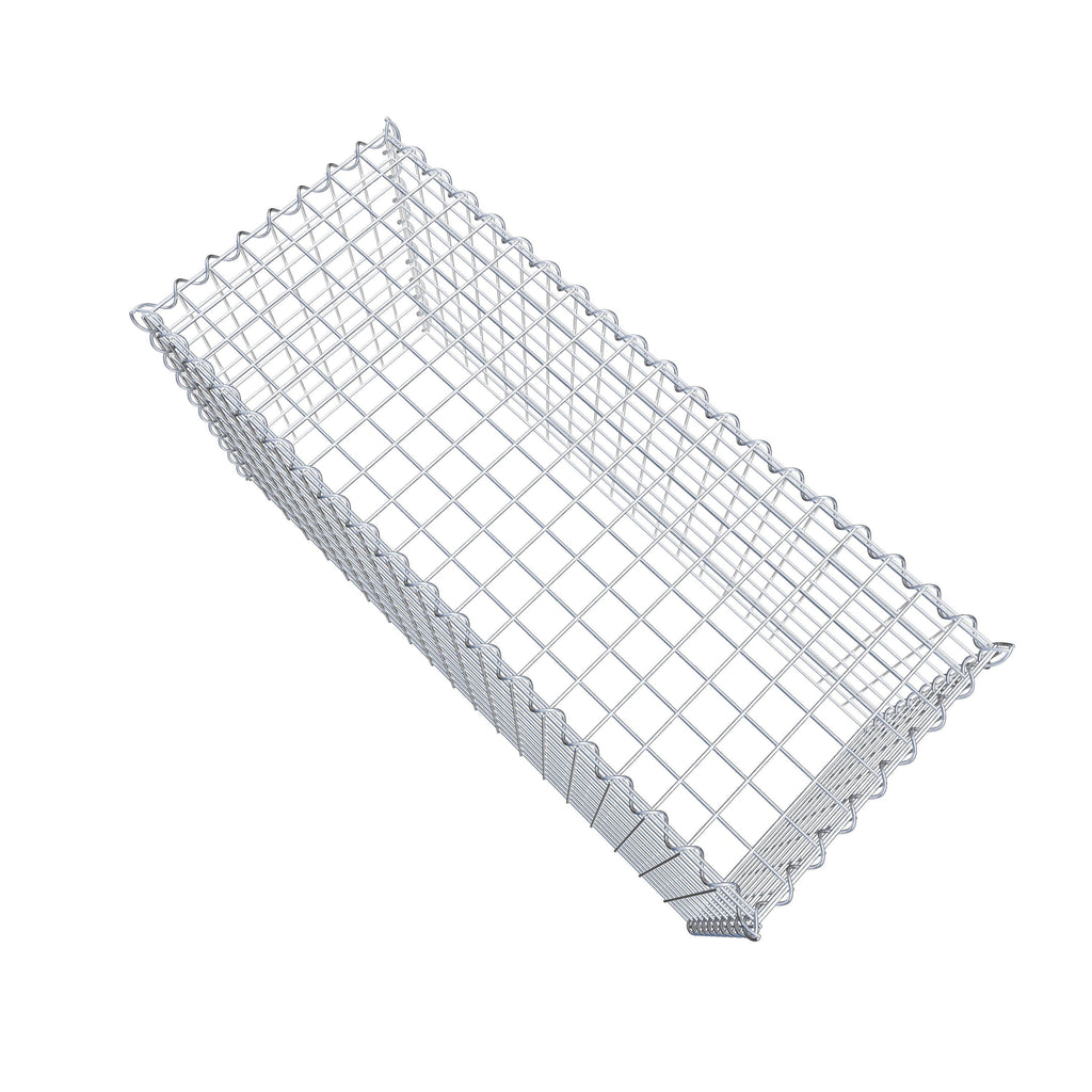 Anbaugabione Typ 3 100 cm x 50 cm x 40 cm (L x H x T), Maschenweite 5 cm x 5 cm, Spirale