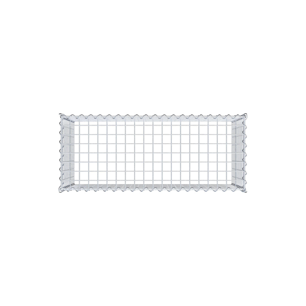 Anbaugabione Typ 3 100 cm x 50 cm x 40 cm (L x H x T), Maschenweite 5 cm x 5 cm, Spirale