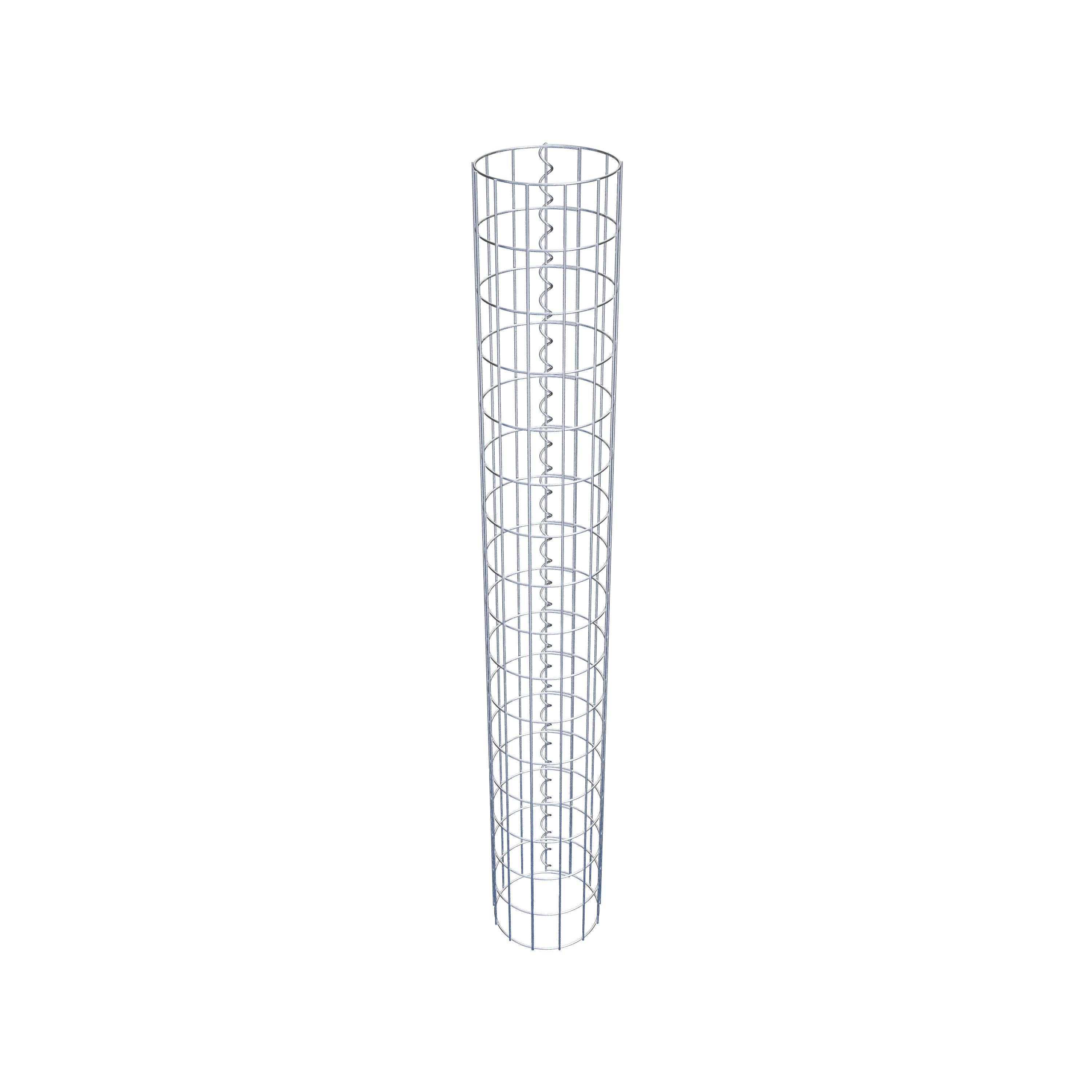 Gabionensäule Durchmesser 22 cm, MW 5 x 10 cm rund