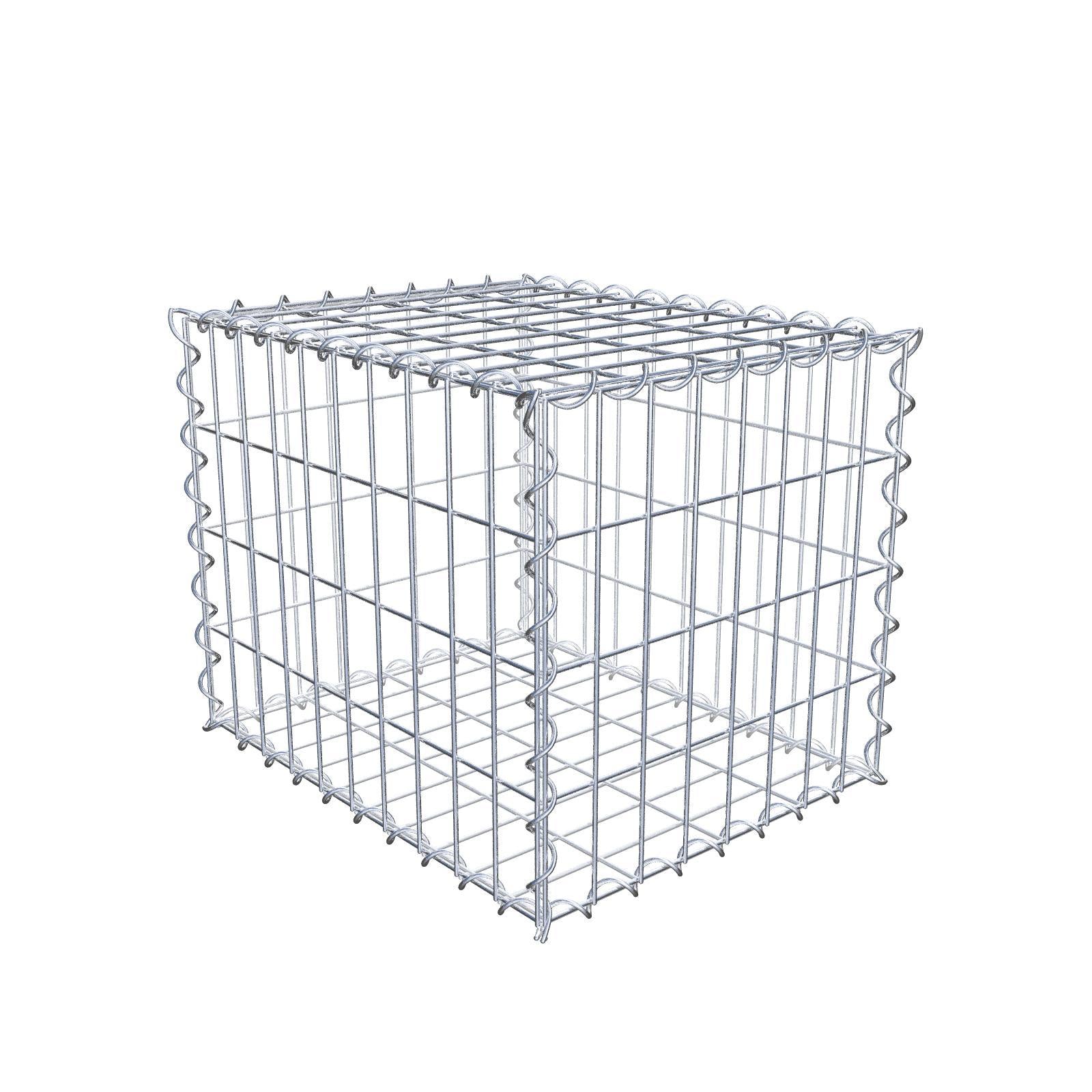 Gabione 50 cm x 40 cm x 40 cm (L x H x T), Maschenweite 5 cm x 10 cm, Spirale