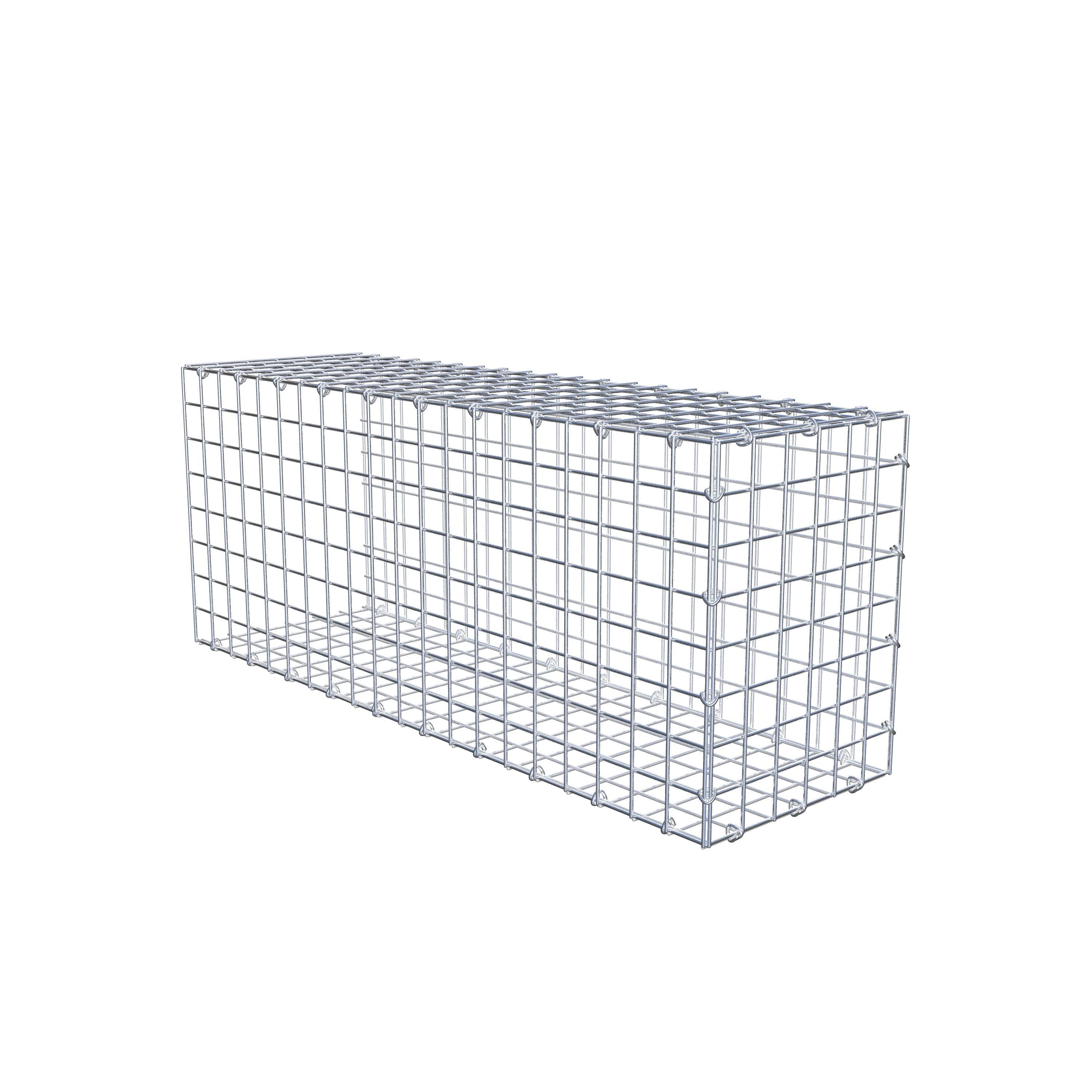 Anbaugabione Typ 2 100 cm x 40 cm x 30 cm (L x H x T), Maschenweite 5 cm x 5 cm, C-Ring