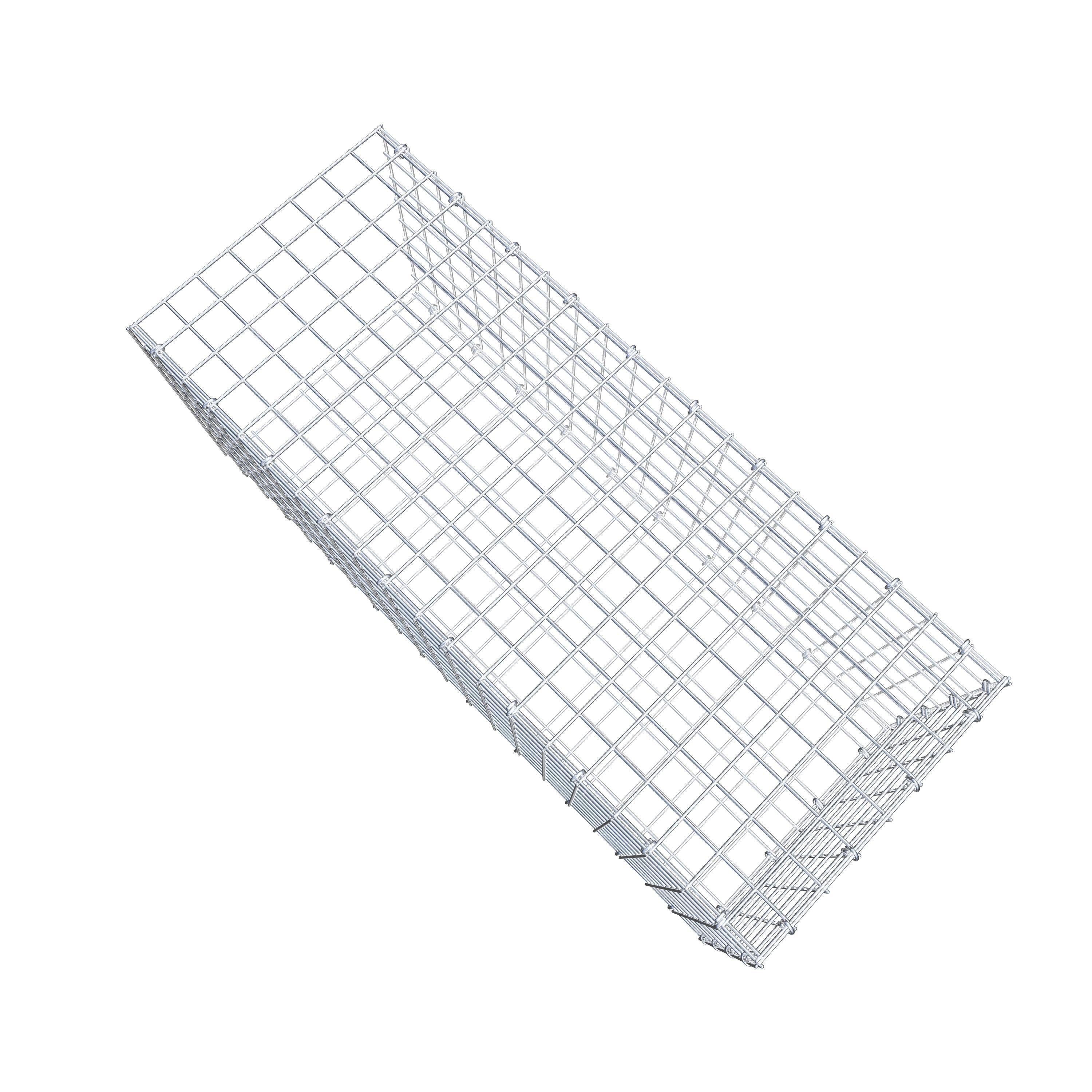 Anbaugabione Typ 2 100 cm x 40 cm x 40 cm (L x H x T), Maschenweite 5 cm x 5 cm, C-Ring