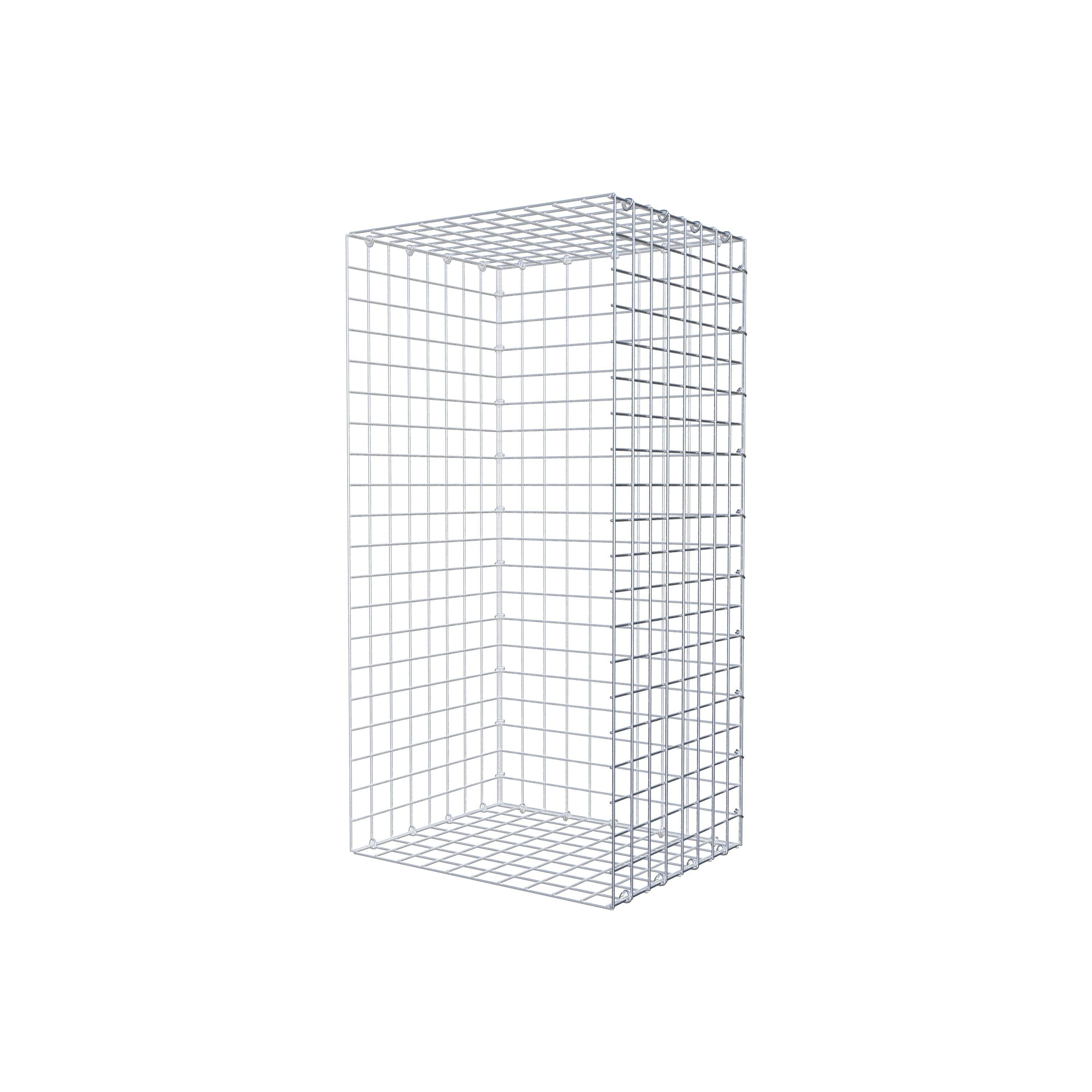 Anbaugabione Typ 2 100 cm x 40 cm x 50 cm (L x H x T), Maschenweite 5 cm x 5 cm, C-Ring