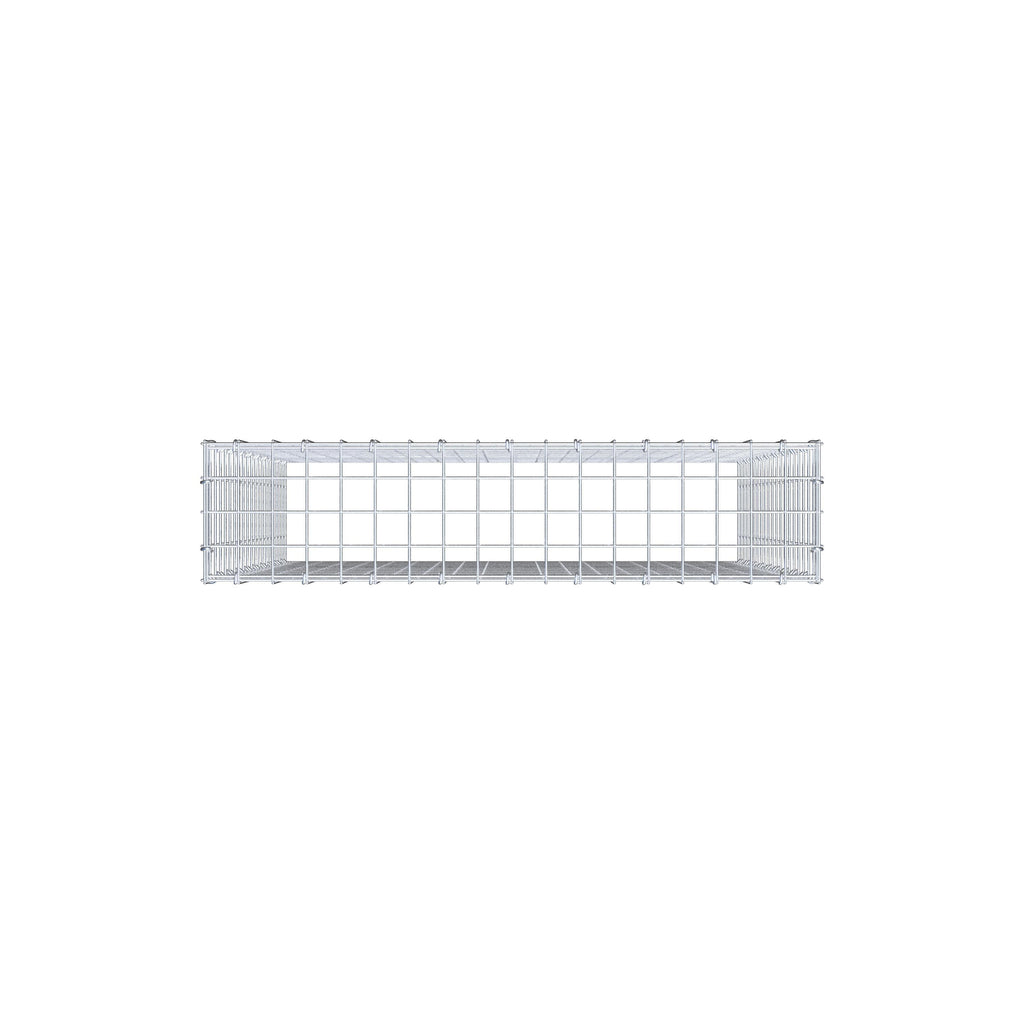 Anbaugabione Typ 3 100 cm x 90 cm x 20 cm (L x H x T), Maschenweite 5 cm x 5 cm, C-Ring