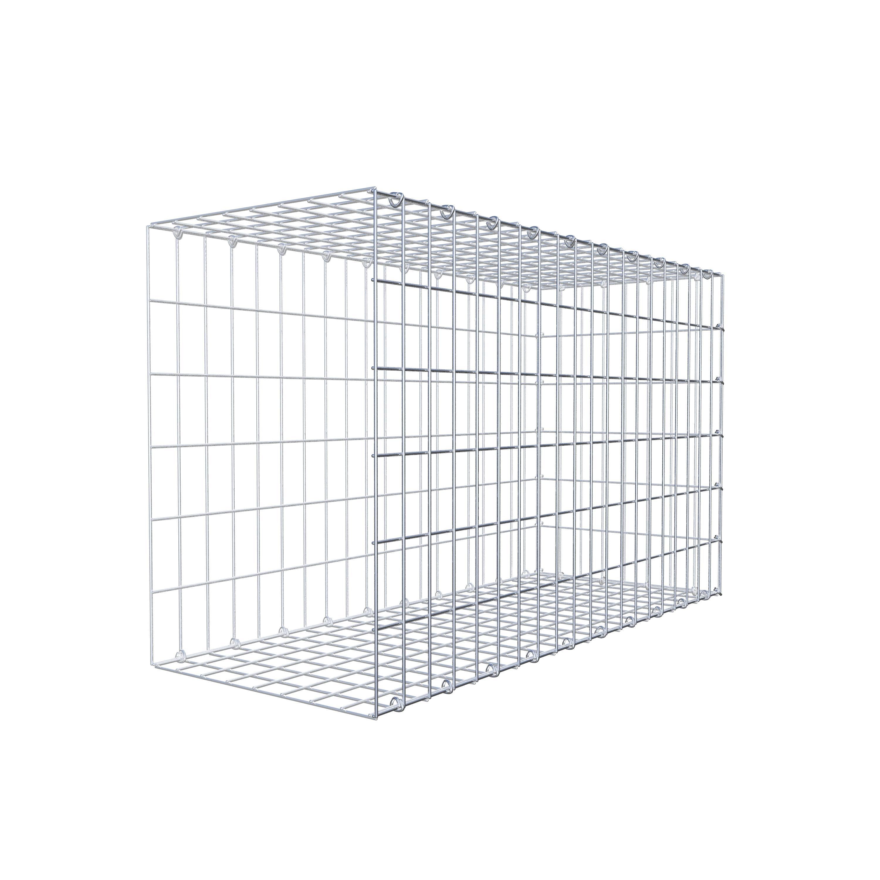 Anbaugabione Typ 2 100 cm x 60 cm x 40 cm, Maschenweite 5 cm x 10 cm, C-Ring
