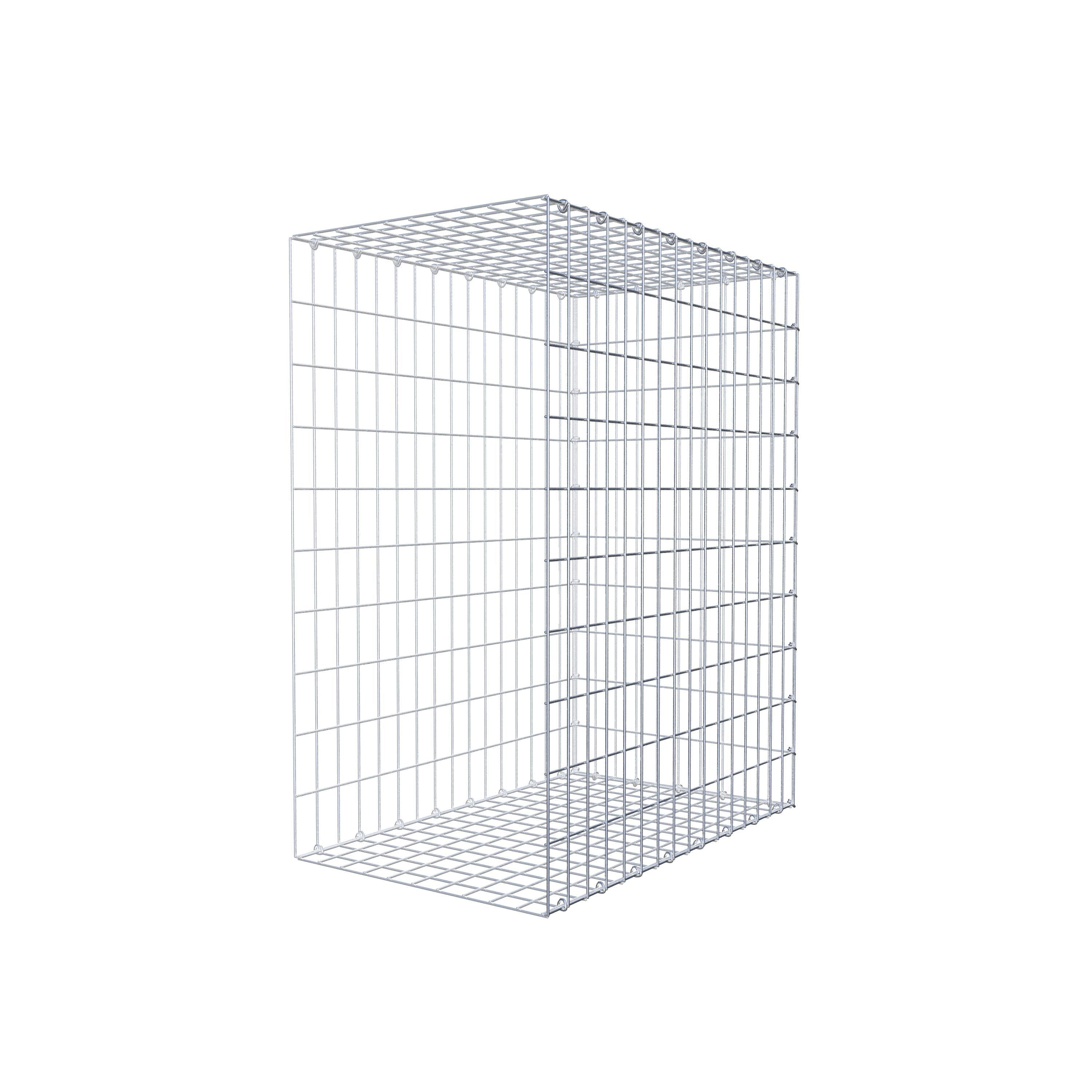 Anbaugabione Typ 2 100 cm x 80 cm x 50 cm, Maschenweite 5 cm x 10 cm, C-Ring