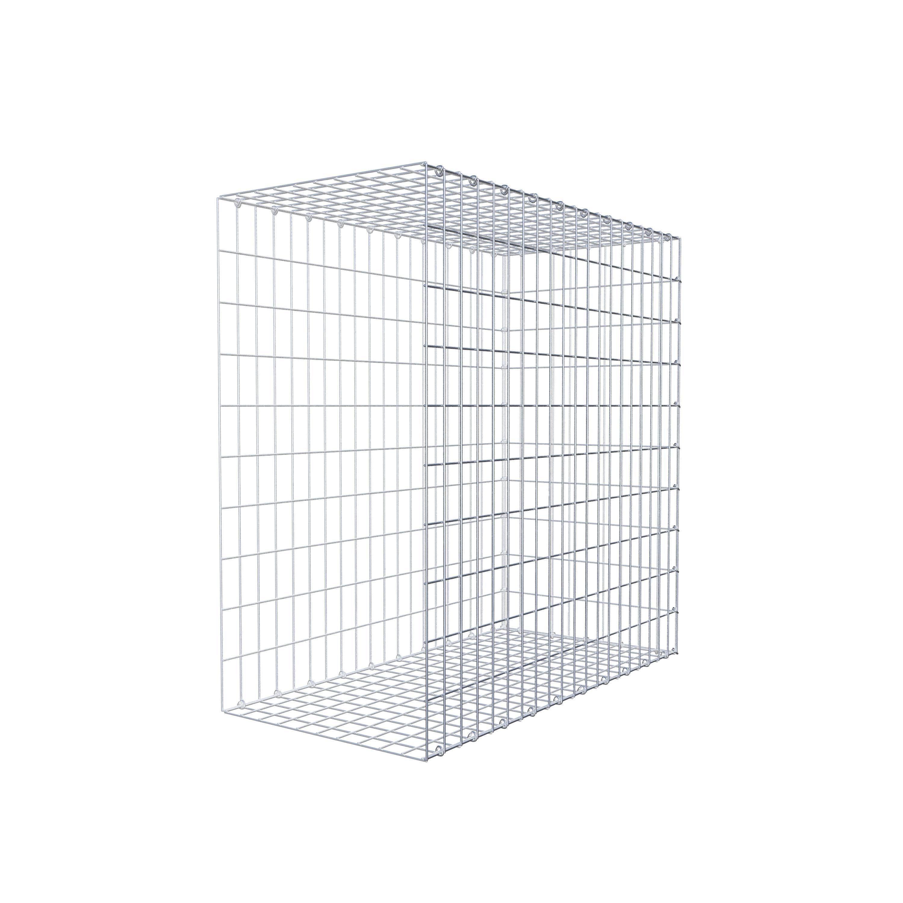 Anbaugabione Typ 2 100 cm x 100 cm x 50 cm, Maschenweite 5 cm x 10 cm, C-Ring