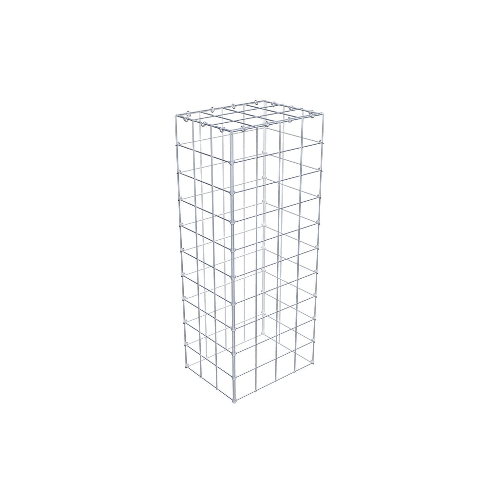 Anbaugabione Typ 3 100 cm x 30 cm x 40 cm (L x H x T), Maschenweite 10 cm x 10 cm, C-Ring