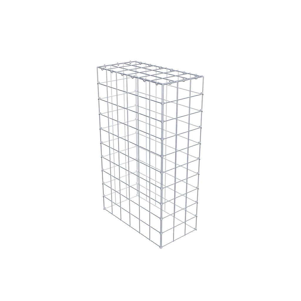 Anbaugabione Typ 3 100 cm x 60 cm x 30 cm (L x H x T), Maschenweite 10 cm x 10 cm, C-Ring