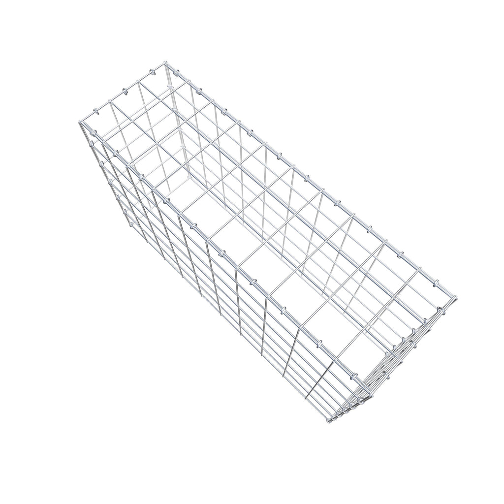Anbaugabione Typ 3 100 cm x 60 cm x 30 cm (L x H x T), Maschenweite 10 cm x 10 cm, C-Ring