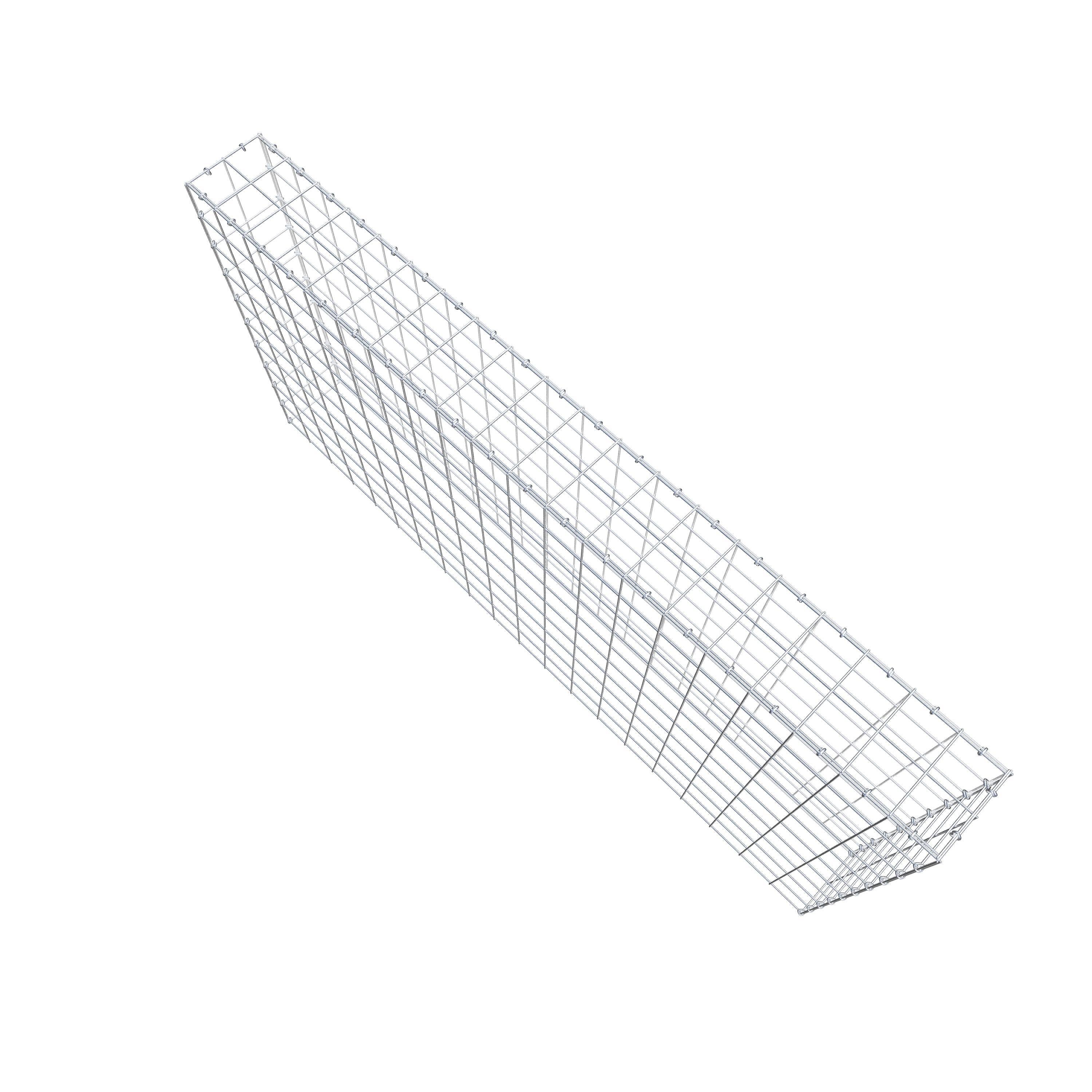 Anbaugabione Typ 3 200 cm x 100 cm x 20 cm (L x H x T), Maschenweite 10 cm x 10 cm, C-Ring